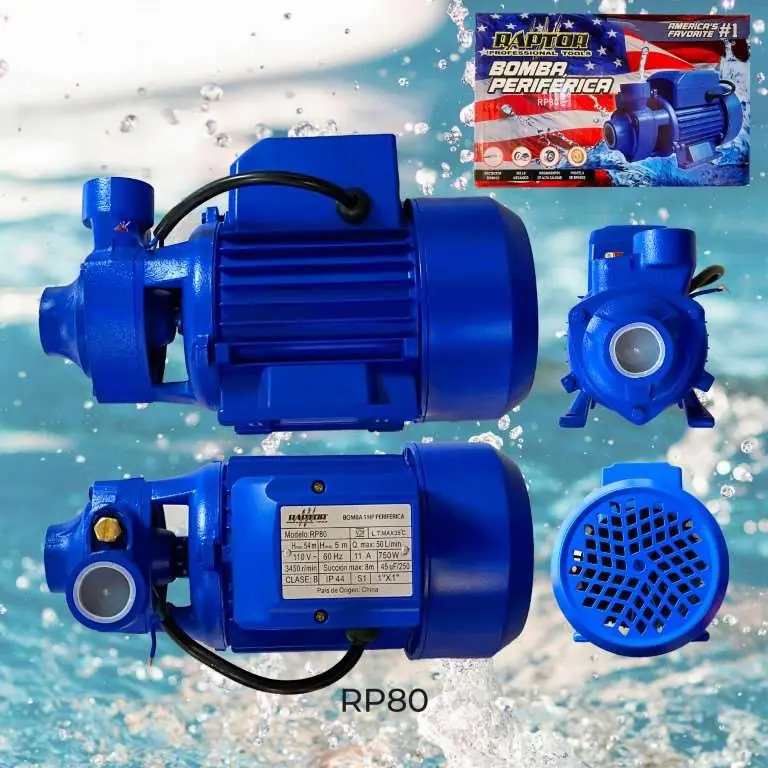 Bomba de agua periférica 1 HP