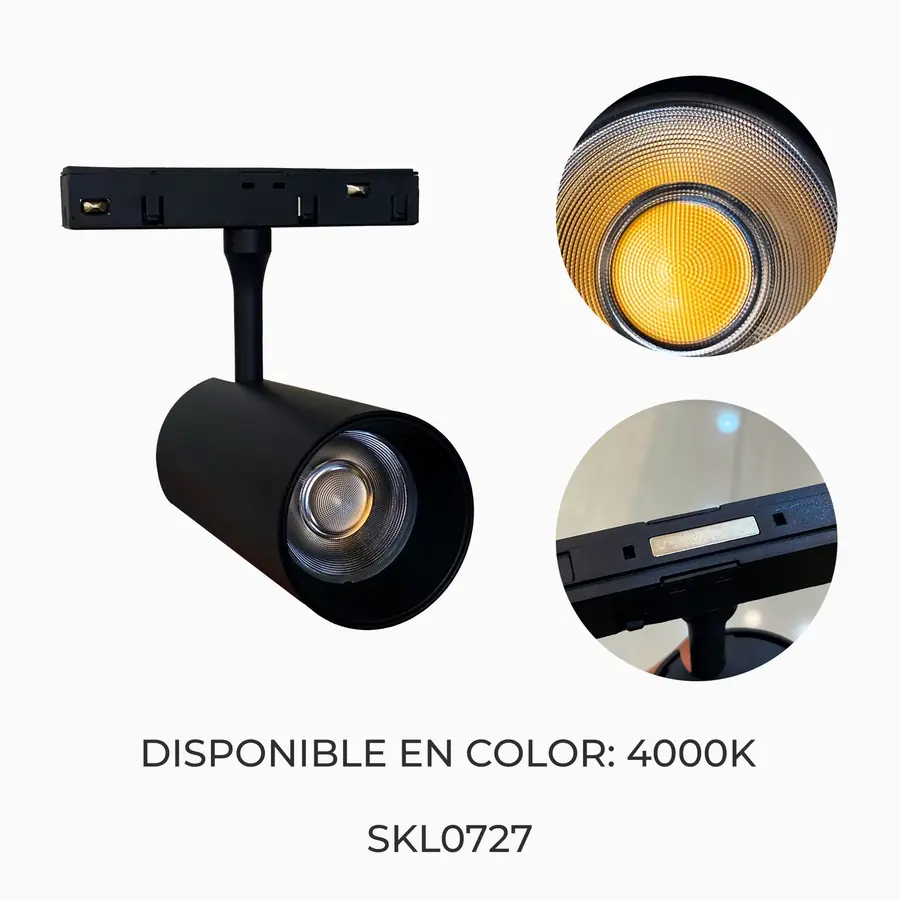 Luces de riel magnéticas LED